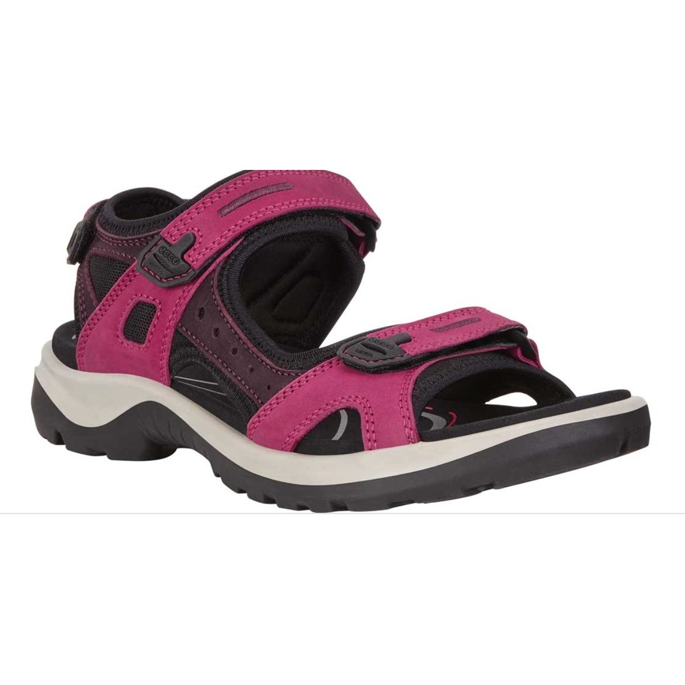 ECCO Yucatan Offroad Sandals Sangria Fig Pink Purple  Women 4-4.5US EU 35